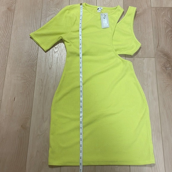 River Island Allie Cutout Rib-Knit Mini Bodycon Dress, UK sz 14 / US sz 10 - Picture 16 of 16